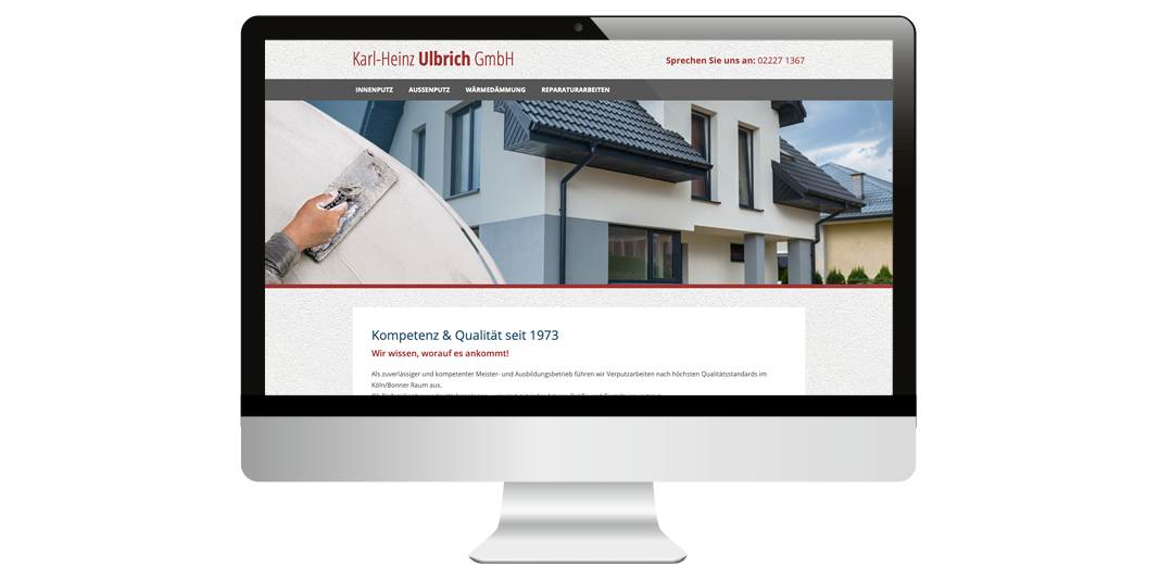 Website Ulbrich – Stuck und Putz